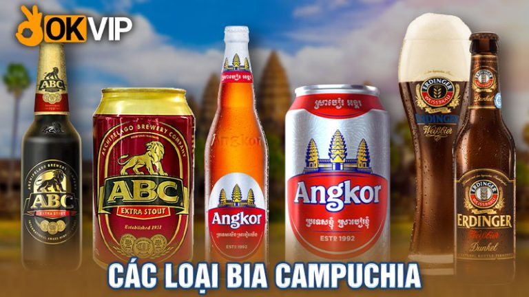 Các loại bia Campuchia phổ biến