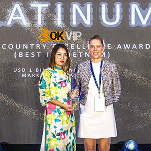 Global CSR Submmit & Awards trao tặng giải thưởng cho OKVIP